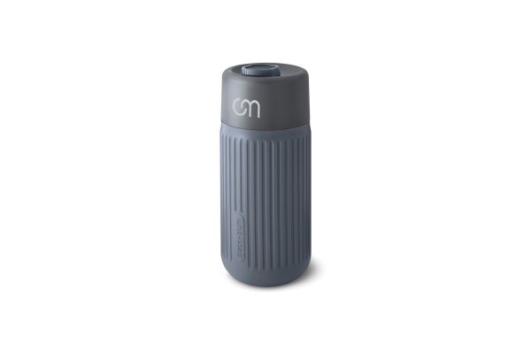 Black+Blum Glas-Reisebecher 340ml, grau