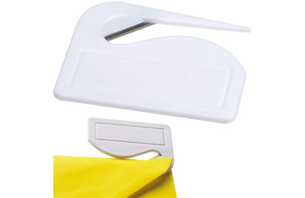 Brieföffner mit Metallklinge - weiß