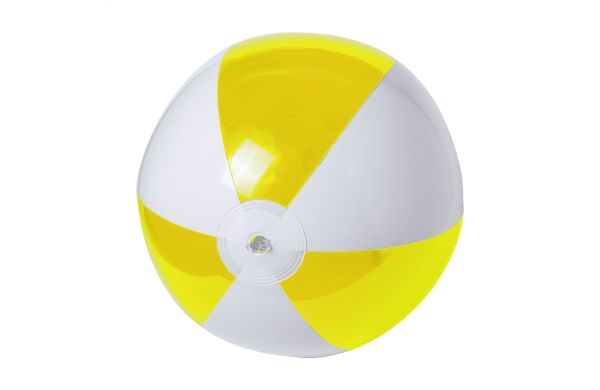 Byron Strandball (ø28 cm), gelb/weiss