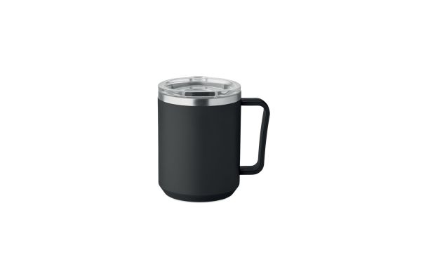 COCOA Doppelwandiger Becher 400ml, schwarz