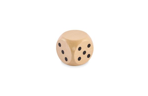 DADO Spielwürfel Schima-Holz Ø 5cm, holz