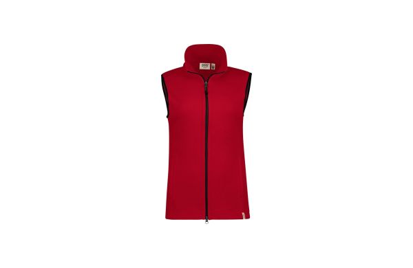 Damen Fleeceweste ECO 247 rot XS