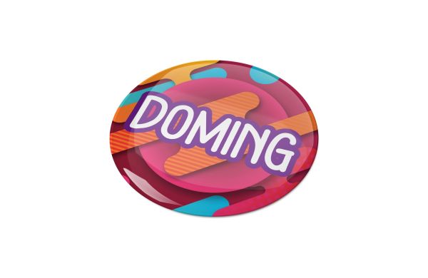 Doming Rund Ø 13 mm, weiss