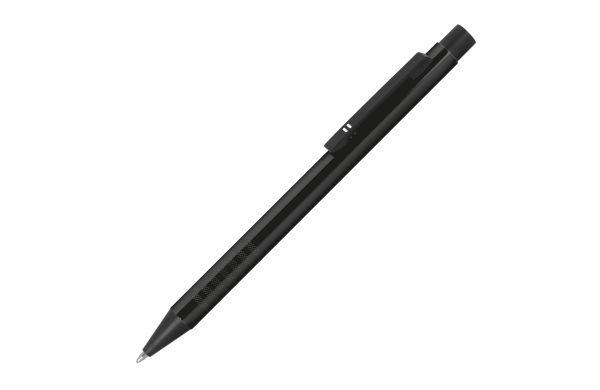 Druckkugelschreiber aus Metall - schwarz