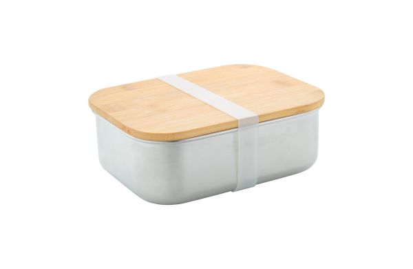 Edelstahl-Lunchbox Ferroca, weiss