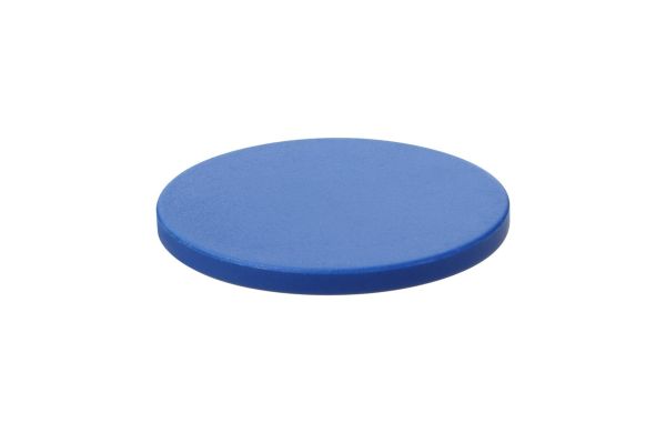 Einkaufswagenchip ohne Loch, blau
