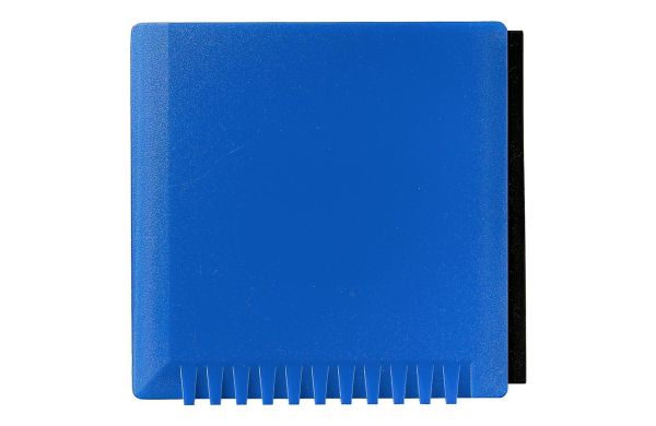 Eiskratzer "Quadrat" mit Wasserabstreifer, blau