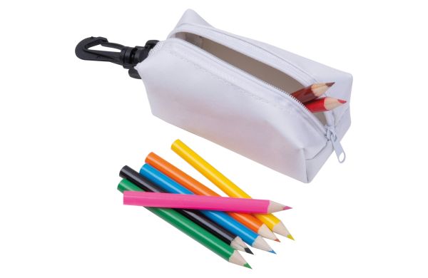 Etui mit Buntstiften Carlton - weiß