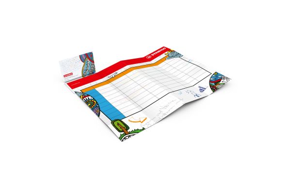 Faltplan Concept-Card Small 85 × 55 mm Karton-Umschlag - 40 Kacheln