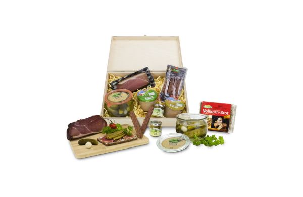 Geschenkset / Präsenteset: Herzhafte Kiste