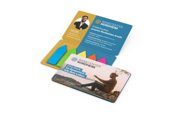 Haftmarker-Set Multi-Card Umschlag mikroperforiert - Pfeil-Filmmarker
