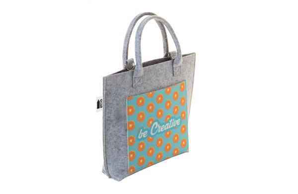 individuelle Umhängetasche CreaFelt Cross, weiss