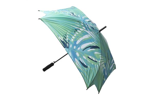 Individueller Regenschirm CreaRain Square, Weiss