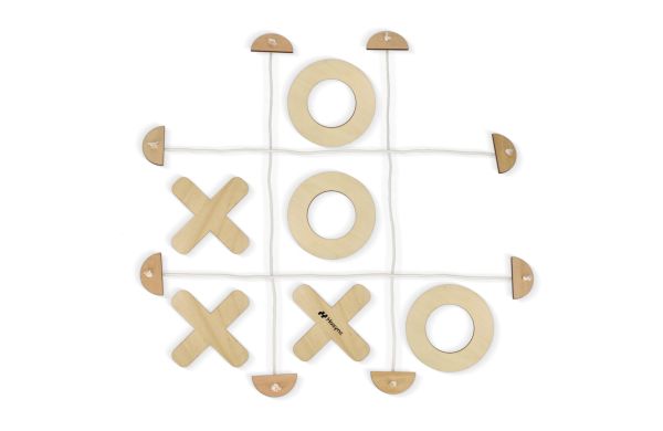 InSideOut Riesiges Tic Tac Toe, holz/hell