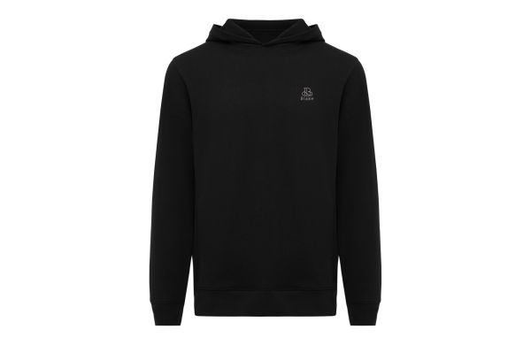 Iqoniq Yengo Hoodie mit Seitentaschen aus rec. Baumwolle, schwarz, 4XL