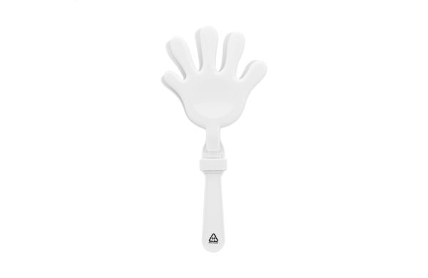 Klapphand aus RPP Clappy, weiß