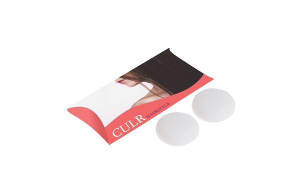 Kleine Klickhülle mit 2 Mentos Mints, Weiß