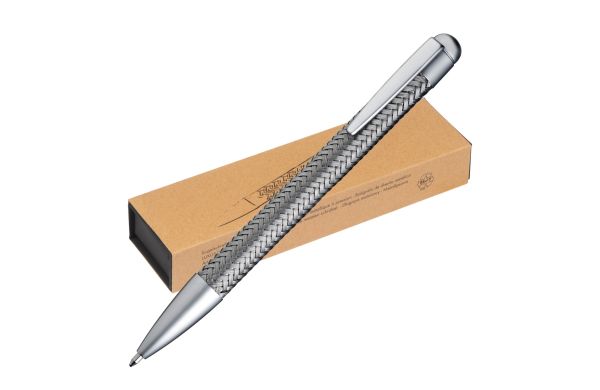 Kugelschreiber aus Metall - silbergrau