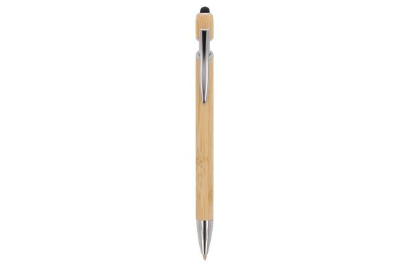 Kugelschreiber Paris Bamboo Stylus, natur