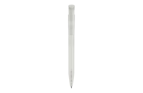 Kugelschreiber S45 R-PET Transparent, transparent weiss