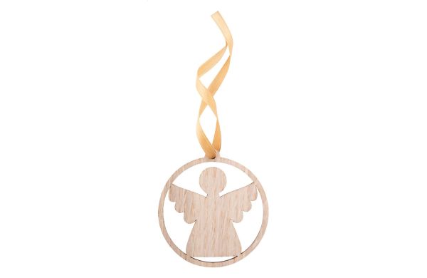 Lundamo Weihnachtsbaumschmuck, gold, natur, Engel