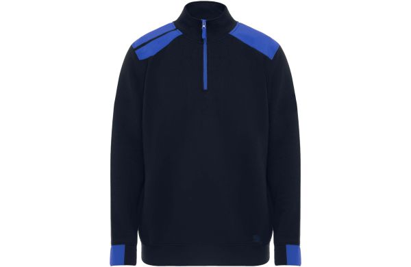 Maverick Pullover für Herren mit halbem Reißverschluss, 280 g/m2, marineblau, S