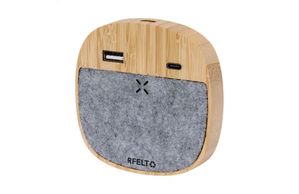 Mekens Wireless-Charger, dunkelgrau