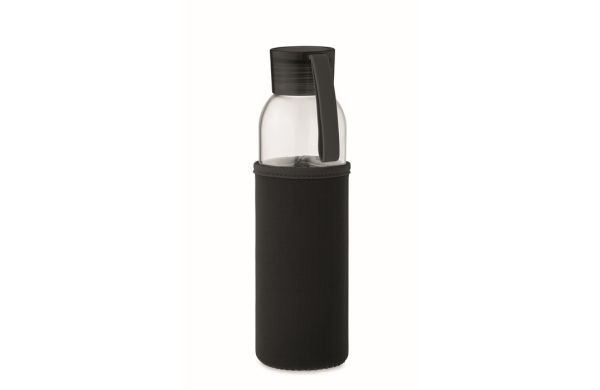 EBOR Flasche recyceltes Glas 500 ml - schwarz