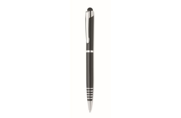 FLORINA Drehkugelschreiber mit Stylus - schwarz