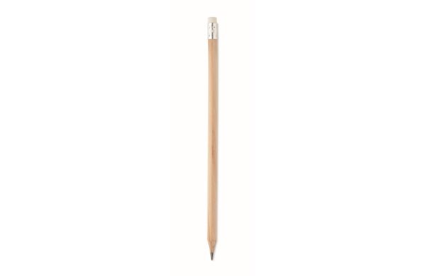 STOMP SHARP Bleistift mit Radiergummi - holzfarben