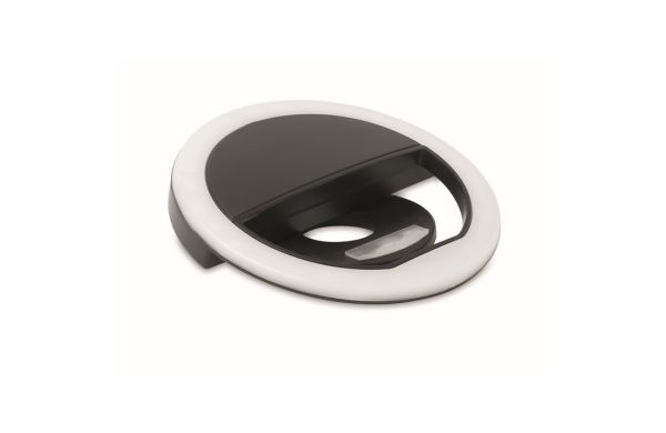 HELIE Selfie-Ringlicht mit Clip - schwarz