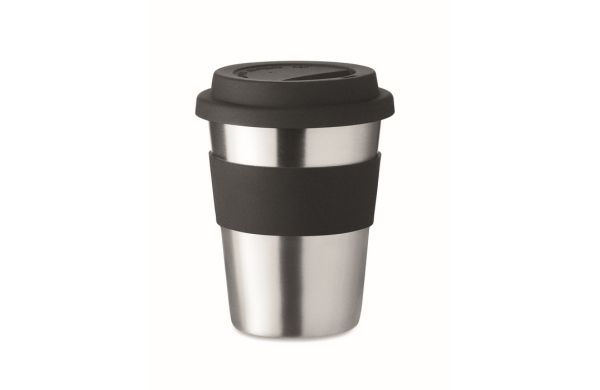 IRMUG Trinkbecher Edelstahl 350ml - schwarz