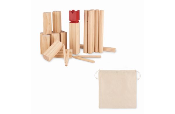 KING Wikinger-Spiel - holzfarben