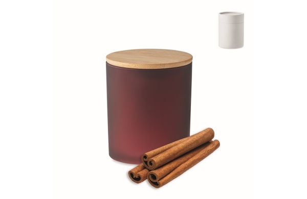 KEOPS SMALL Kerze im Glas 120 g - burgund