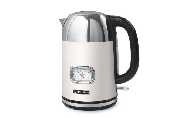 Muse Wasserkocher 1,7 Liter, cream