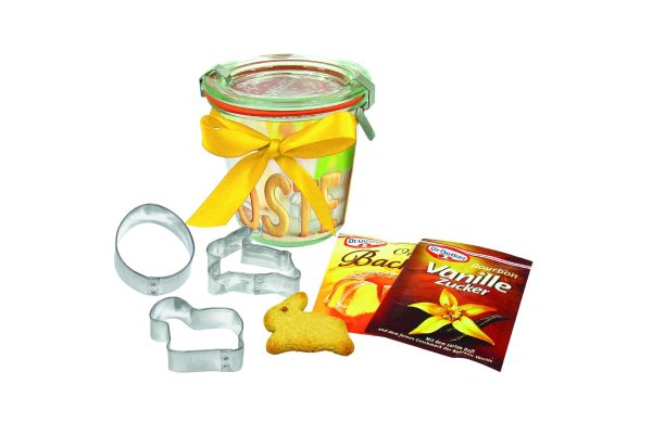 Oster-Backförmchen im Weckglas