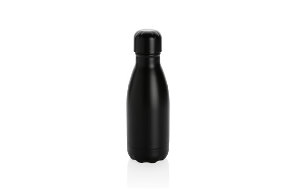Solid Color Vakuum Stainless-Steel Flasche 260ml/schwarz