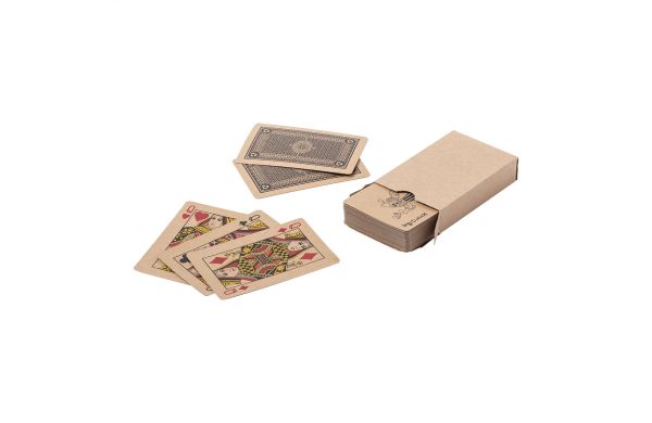 Pacca Spielkarten aus Recyclingpapier, natur