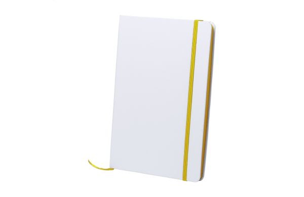 Pendula A5 Notizbuch, gelb/weiss