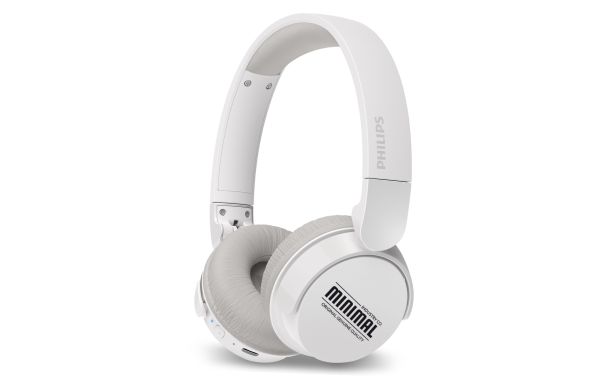 Philips Bluetooth on ear Kopfhörer mit 25 Stunden Spielzeit, weiss
