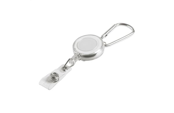 Piste Ausweishalter, weiss/silber