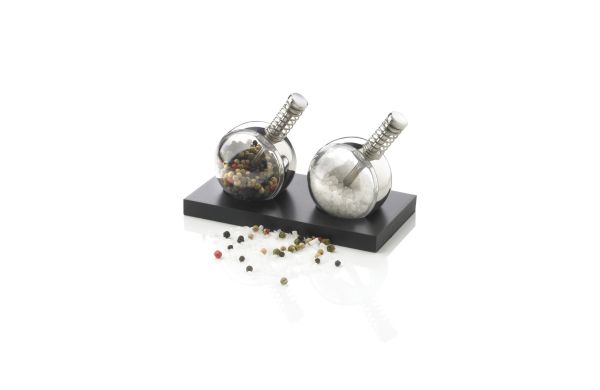planet salz  pfeffer set schwarz