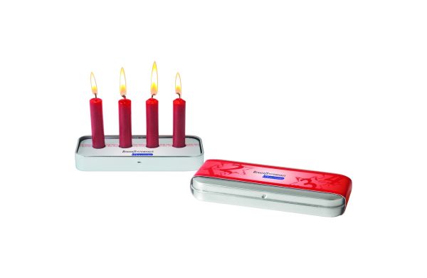 Pocket Adventskranz, Banderole und Steckeinsatz