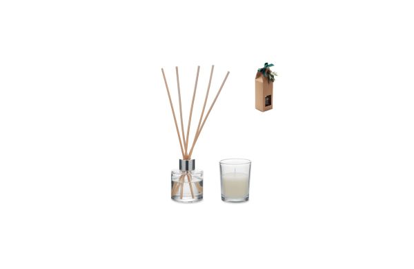 Raumduft & Kerzen Set, Beige