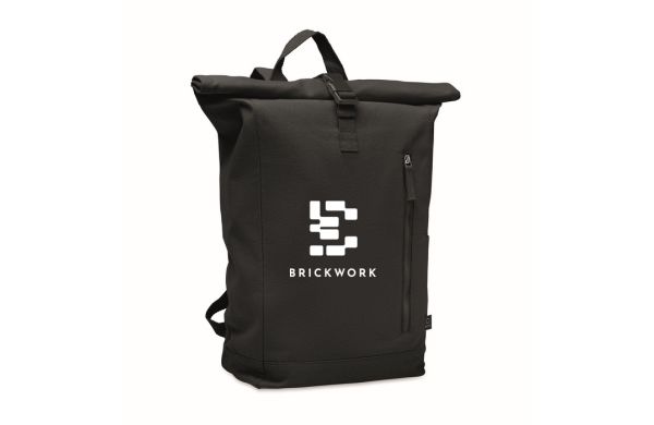 KAMET Rolltop-Rucksack 390 g/m², schwarz