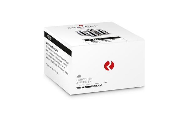 ROMINOX® 4er Set Mini Salzstreuer // Ovo