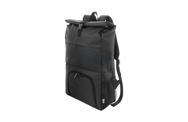 RPET-Kühlrucksack Chilltop, schwarz