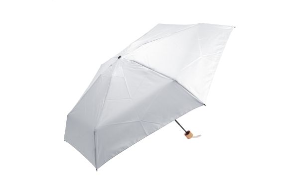 RPET Mini-Regenschirm Miniboo, weiss