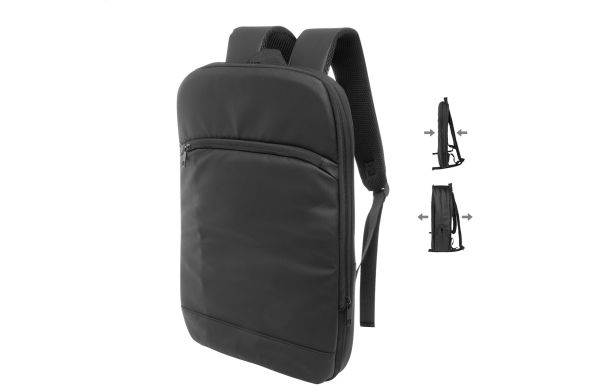 RPET-Rucksack Kasier, schwarz