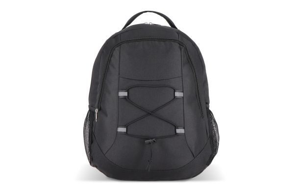 Rucksack mit Kordelzug R-PET 25L, schwarz